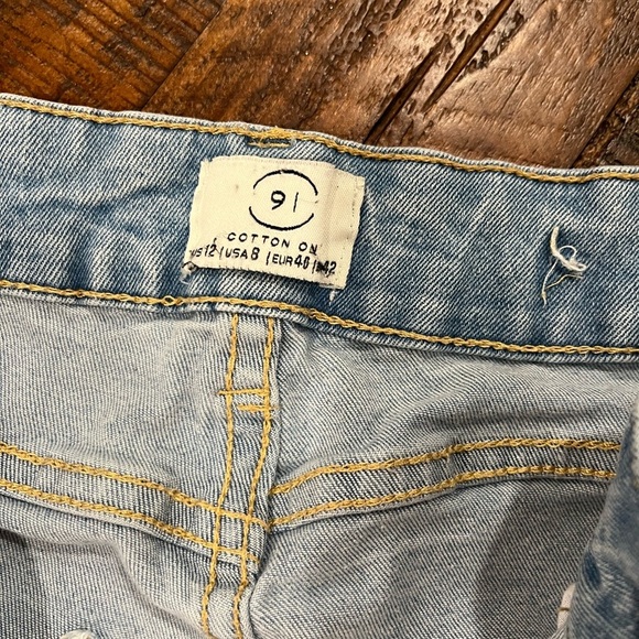 Cotton On light Blue distressed Skinny Jeans - Picture 2 of 3